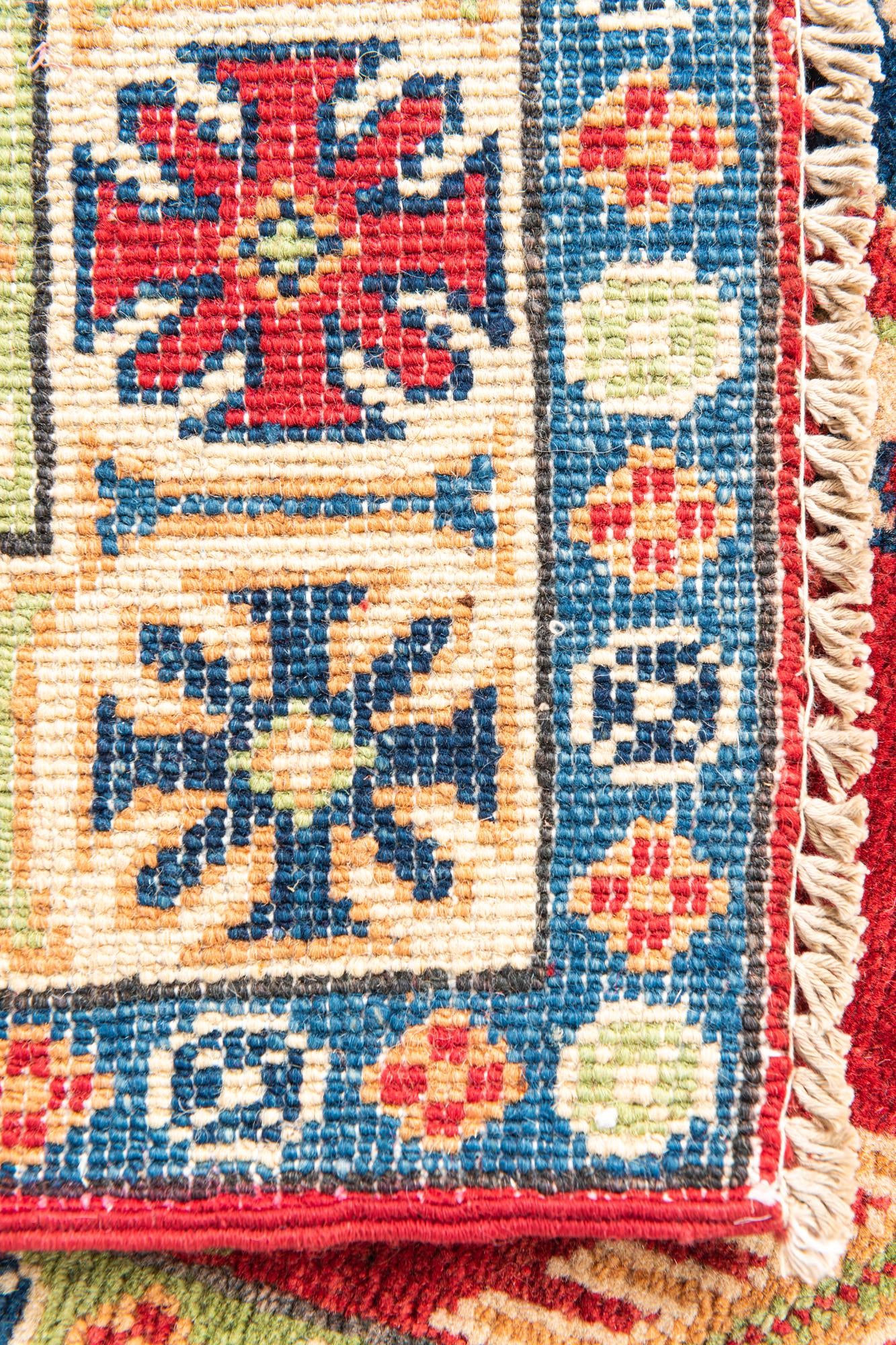 3' 2 x 5' Hand Knotted Kazak Rug