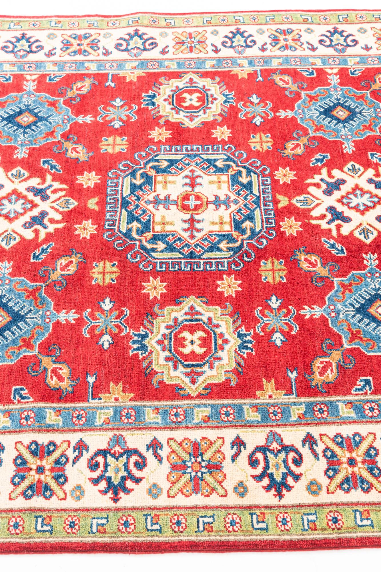 4' 10 x 6' 7 Hand Knotted Kazak Rug