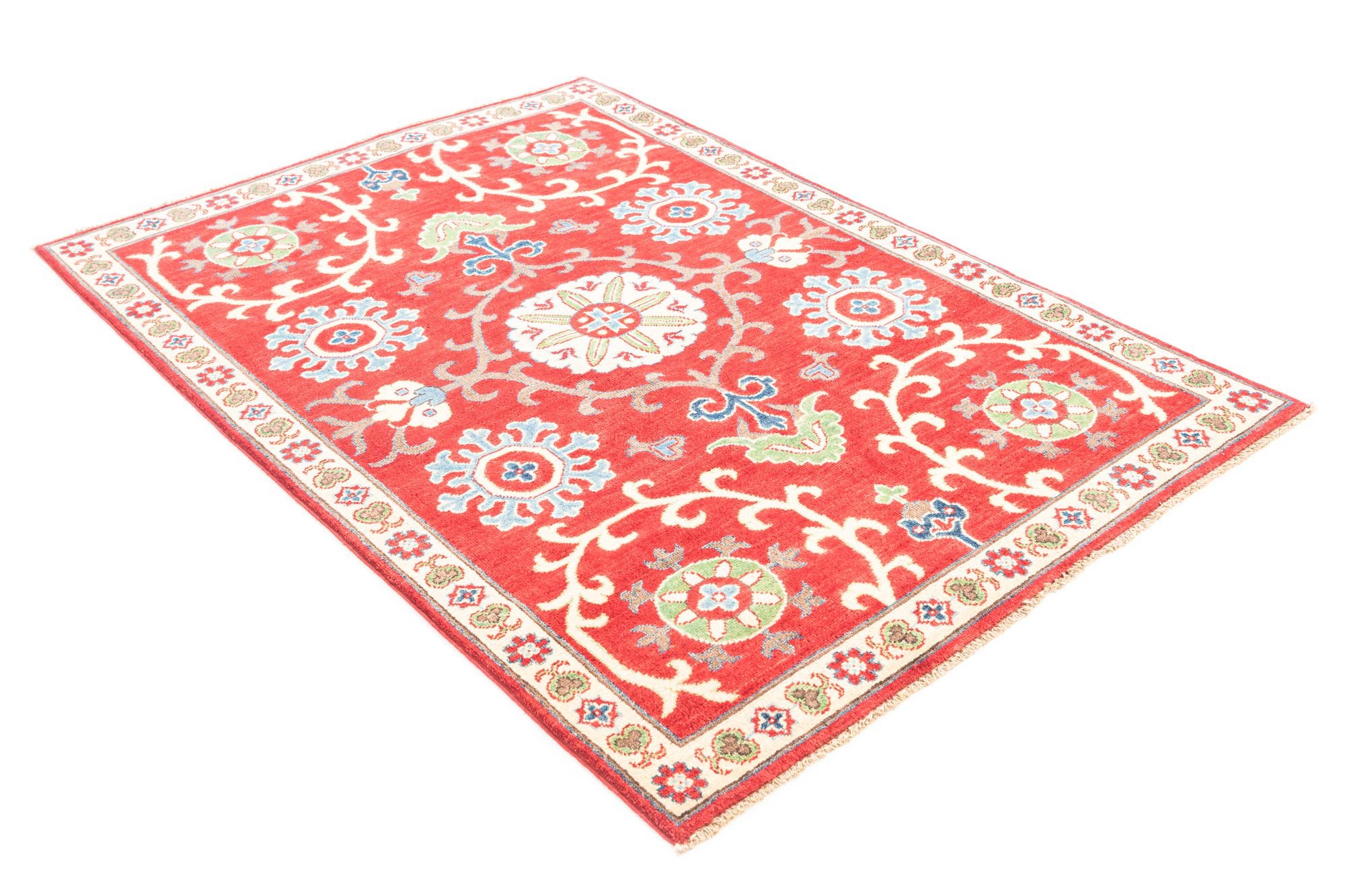4' 2 x 6' Hand Knotted Kazak Rug