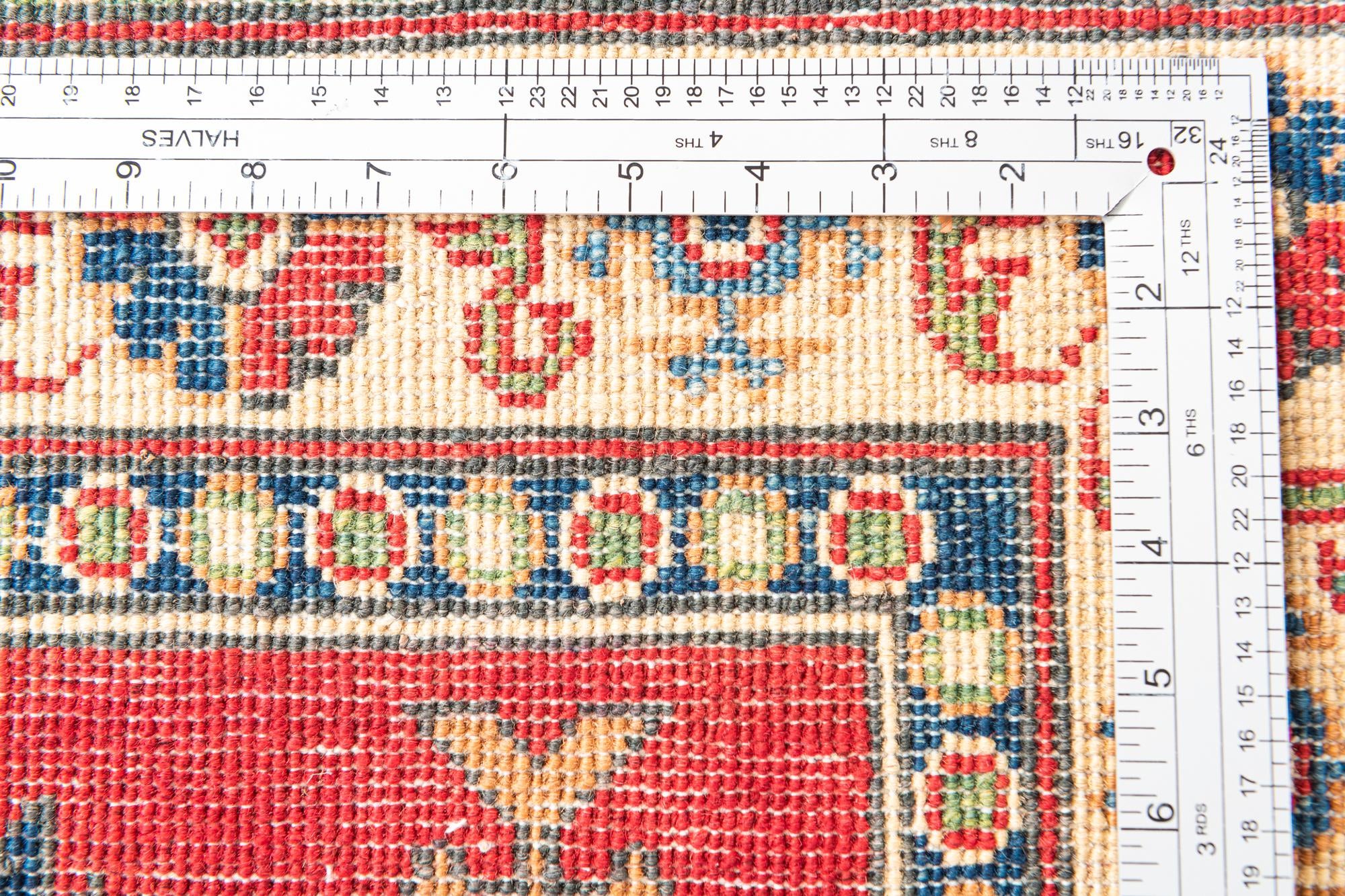 4' x 6' Hand Knotted Kazak Rug