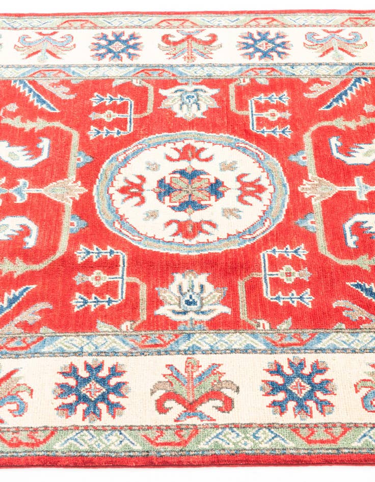 Detail image of 4' x 6'  Hand Knotted Kazak Rug