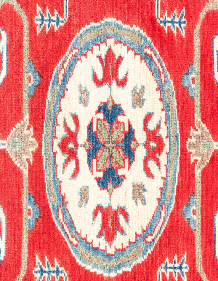 Detail image of 4' x 6'  Hand Knotted Kazak Rug