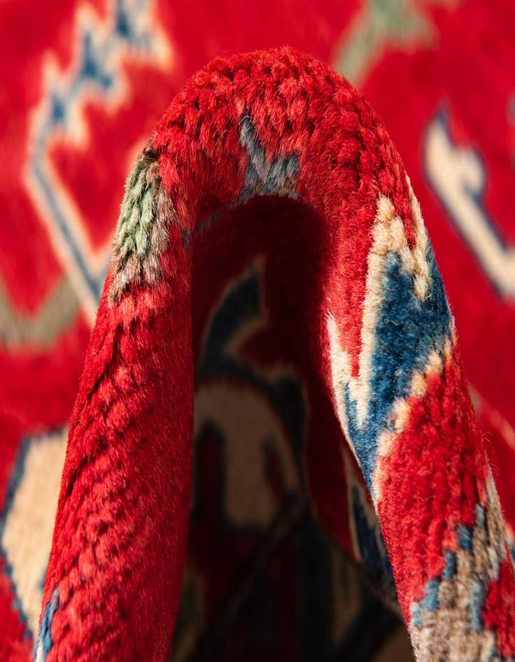 Detail image of 4' x 6'  Hand Knotted Kazak Rug