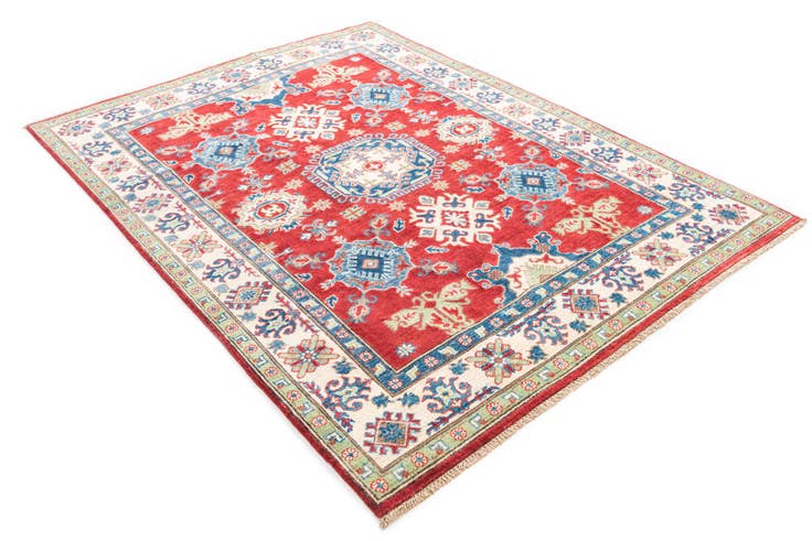Detail image of 5' x 6' 8 Hand Knotted Kazak Rug
