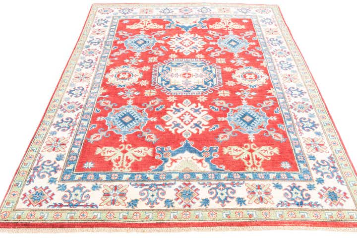 5' x 6' 8 Hand Knotted Kazak Rug