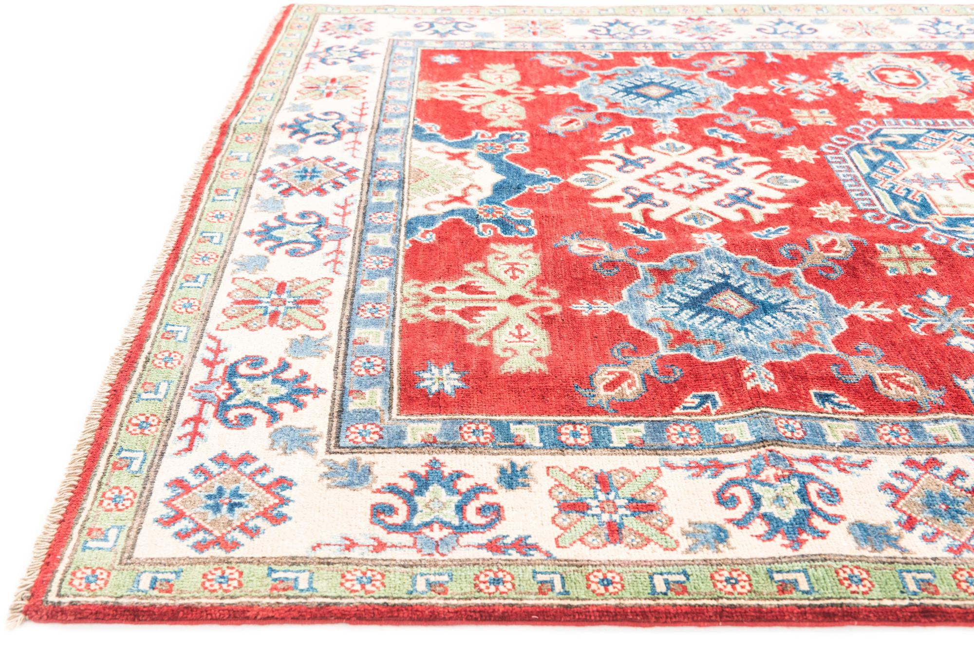 5' x 6' 8 Hand Knotted Kazak Rug