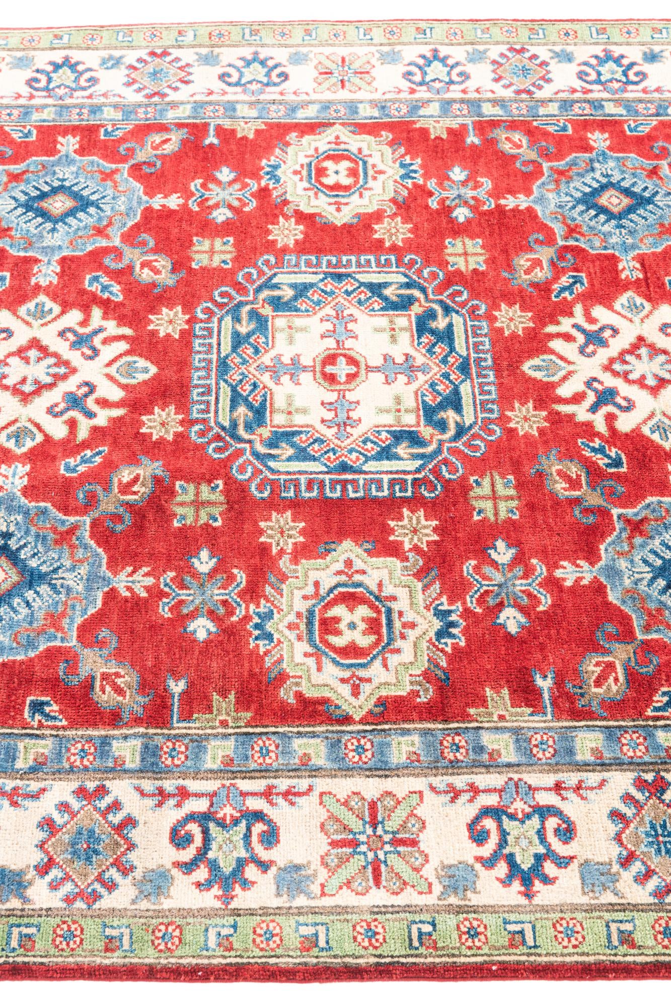 5' x 6' 8 Hand Knotted Kazak Rug