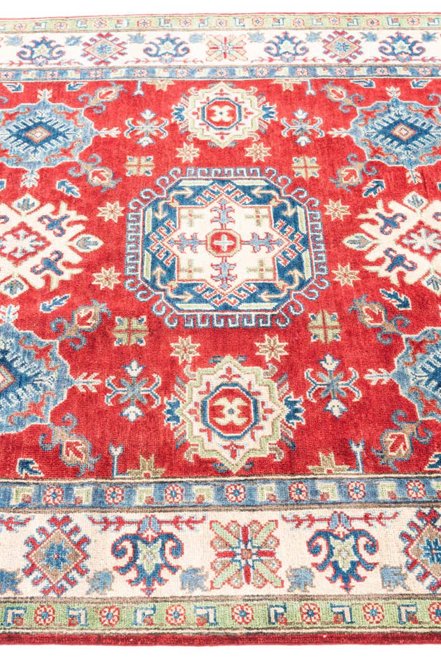 Detail image of 5' x 6' 8 Hand Knotted Kazak Rug