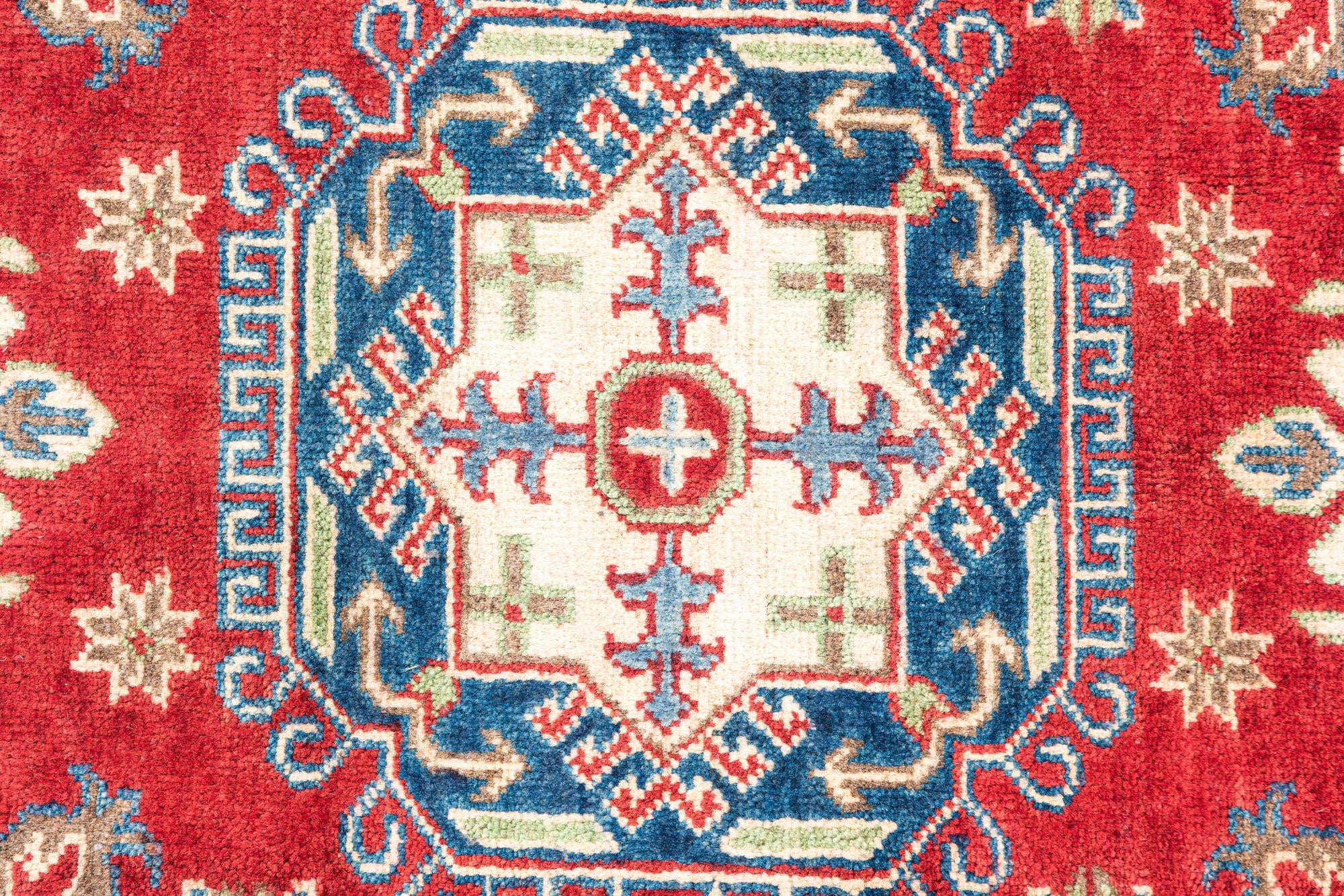 5' x 6' 8 Hand Knotted Kazak Rug