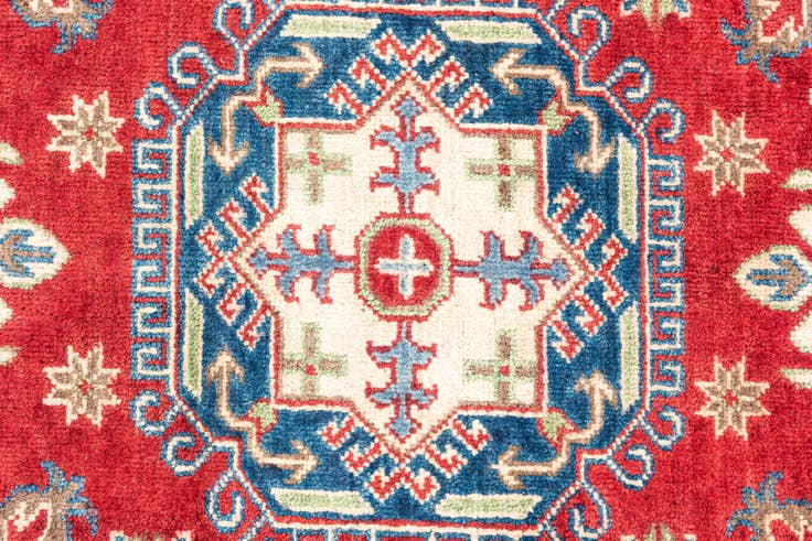 Detail image of 5' x 6' 8 Hand Knotted Kazak Rug