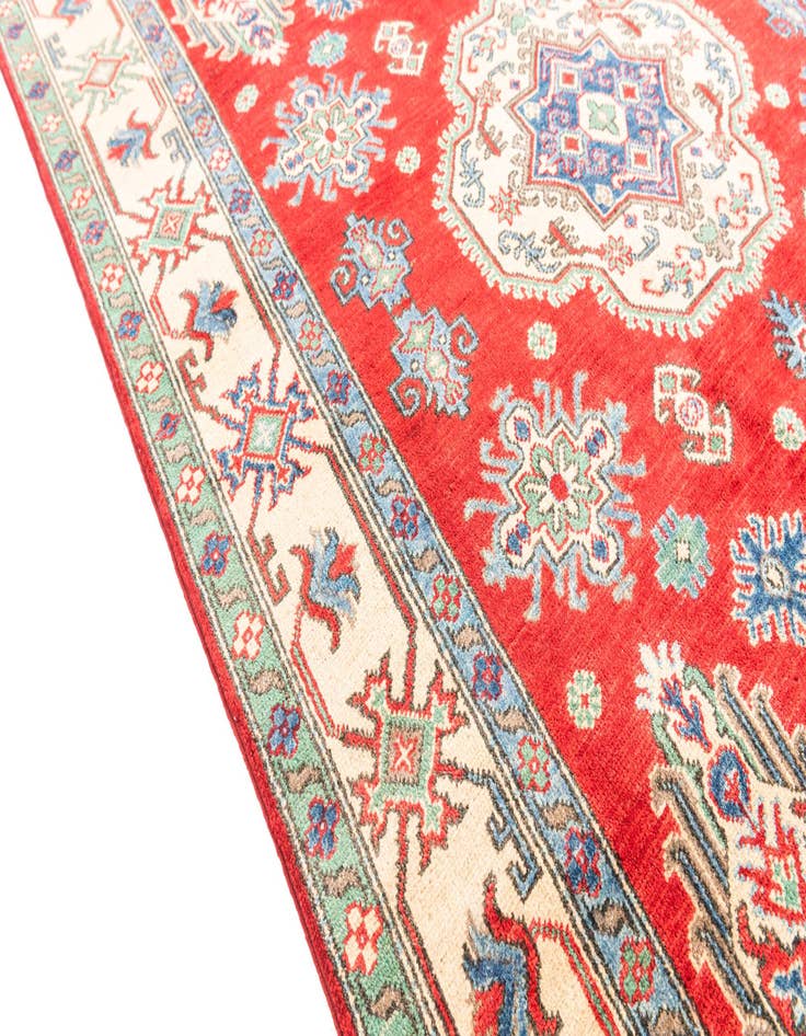Detail image of 5' x 6' 6  Hand Knotted Kazak Rug