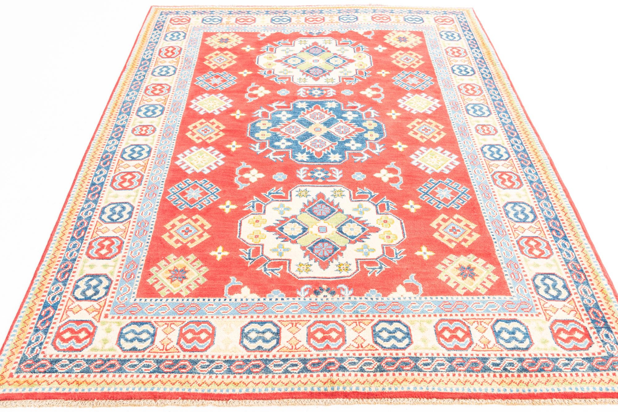 5' 2 x 7' Hand Knotted Kazak Rug