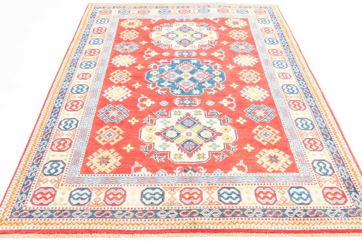 5' 2 x 7' Hand Knotted Kazak Rug