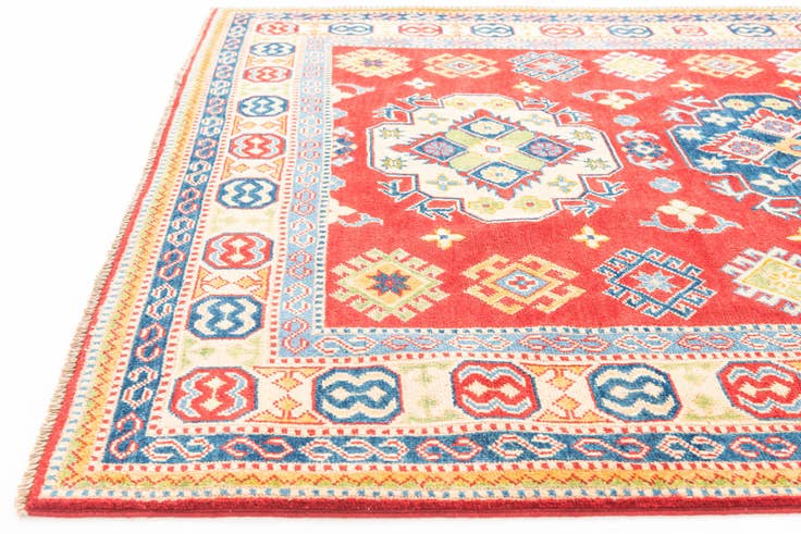 Detail image of 5' 2 x 7' Hand Knotted Kazak Rug