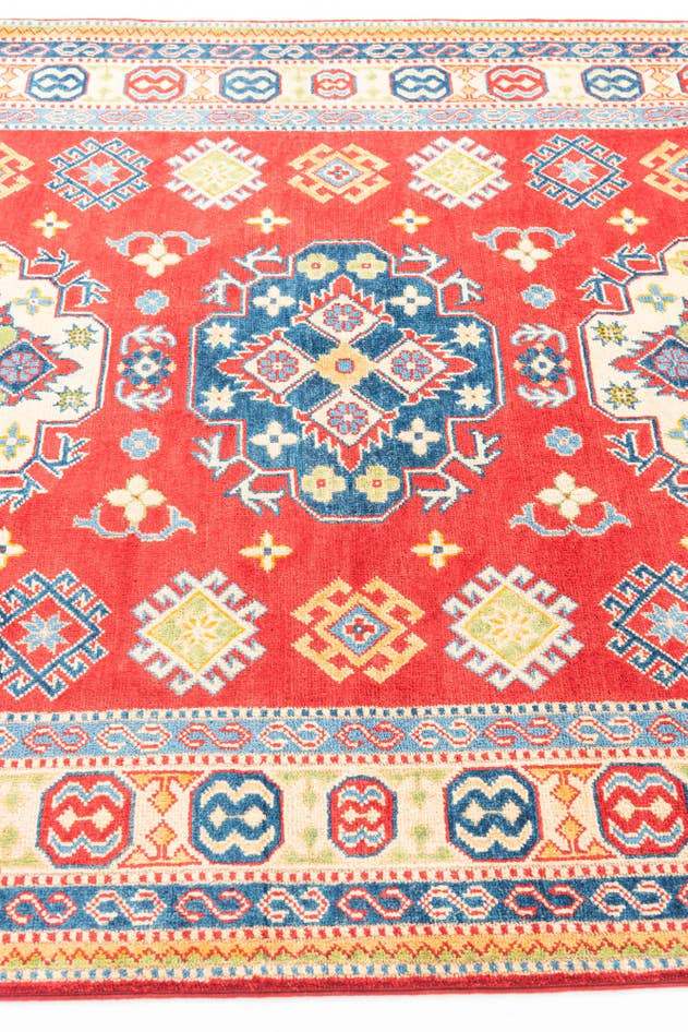 Detail image of 5' 2 x 7' Hand Knotted Kazak Rug