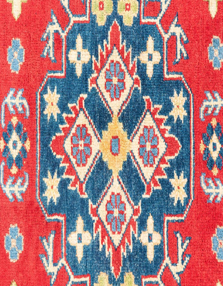 Detail image of 5' 2 x 7'  Hand Knotted Kazak Rug