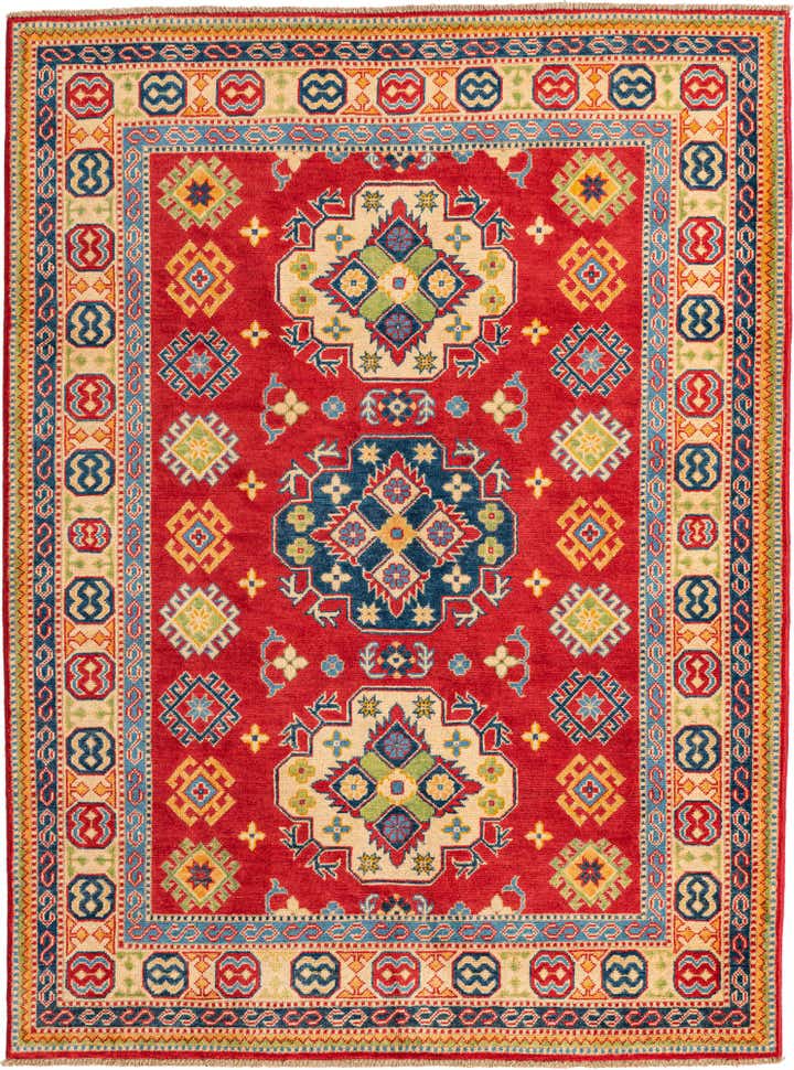 5' 2 x 7' Hand Knotted Kazak Rug