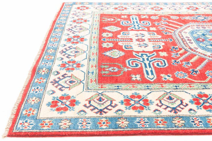 Detail image of 5' x 6' 10 Hand Knotted Kazak Rug