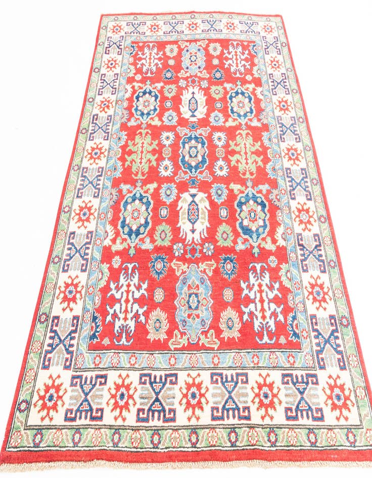 Detail image of 5' x 7'  Hand Knotted Kazak Rug