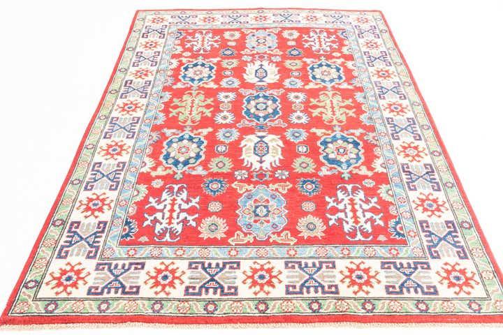 150cm x 215cm Handgeknüpft Kazak Teppich