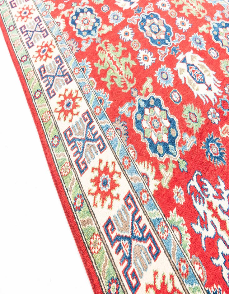 Detail image of 5' x 7'  Hand Knotted Kazak Rug