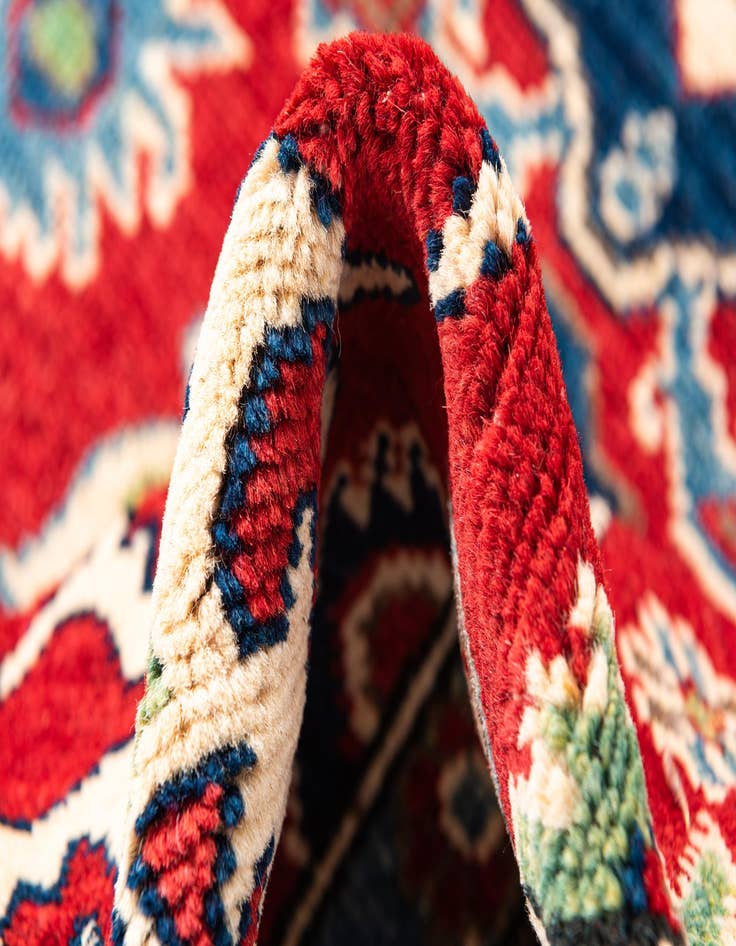 Detail image of 5' x 7'  Hand Knotted Kazak Rug