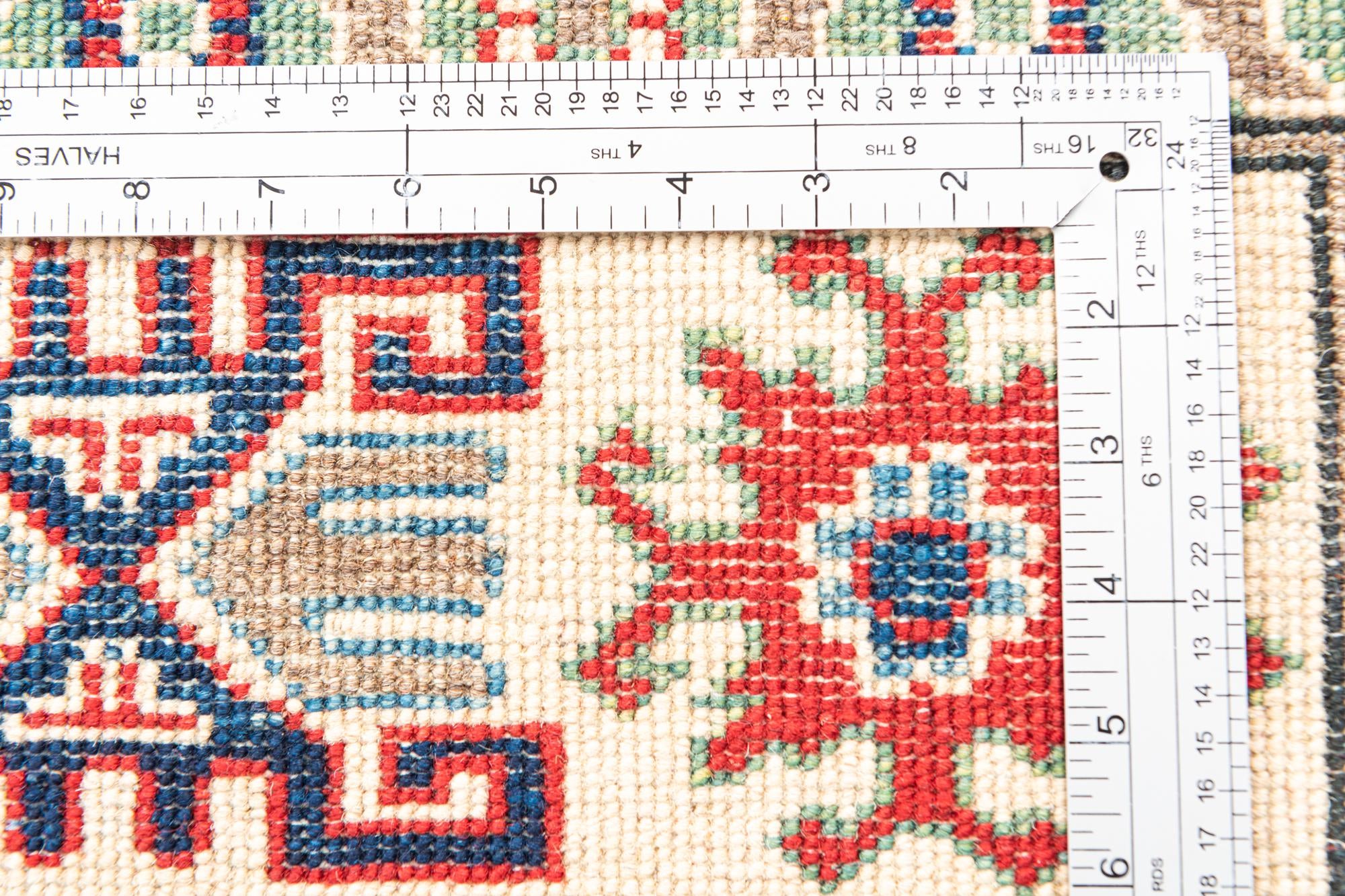 5' x 7' Hand Knotted Kazak Rug
