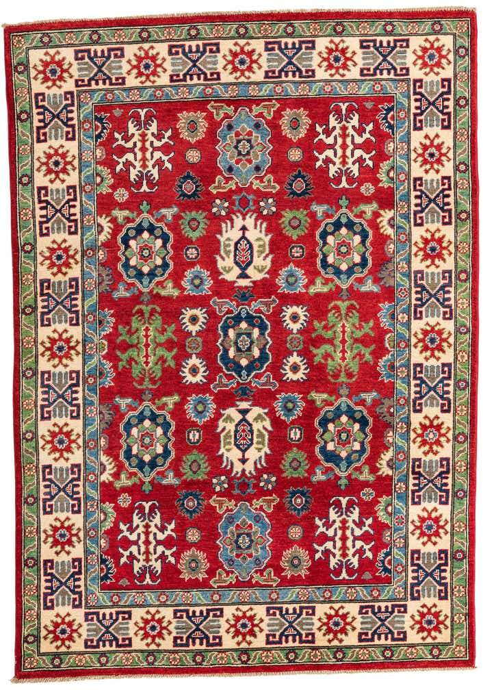 150cm x 215cm Handgeknüpft Kazak Teppich