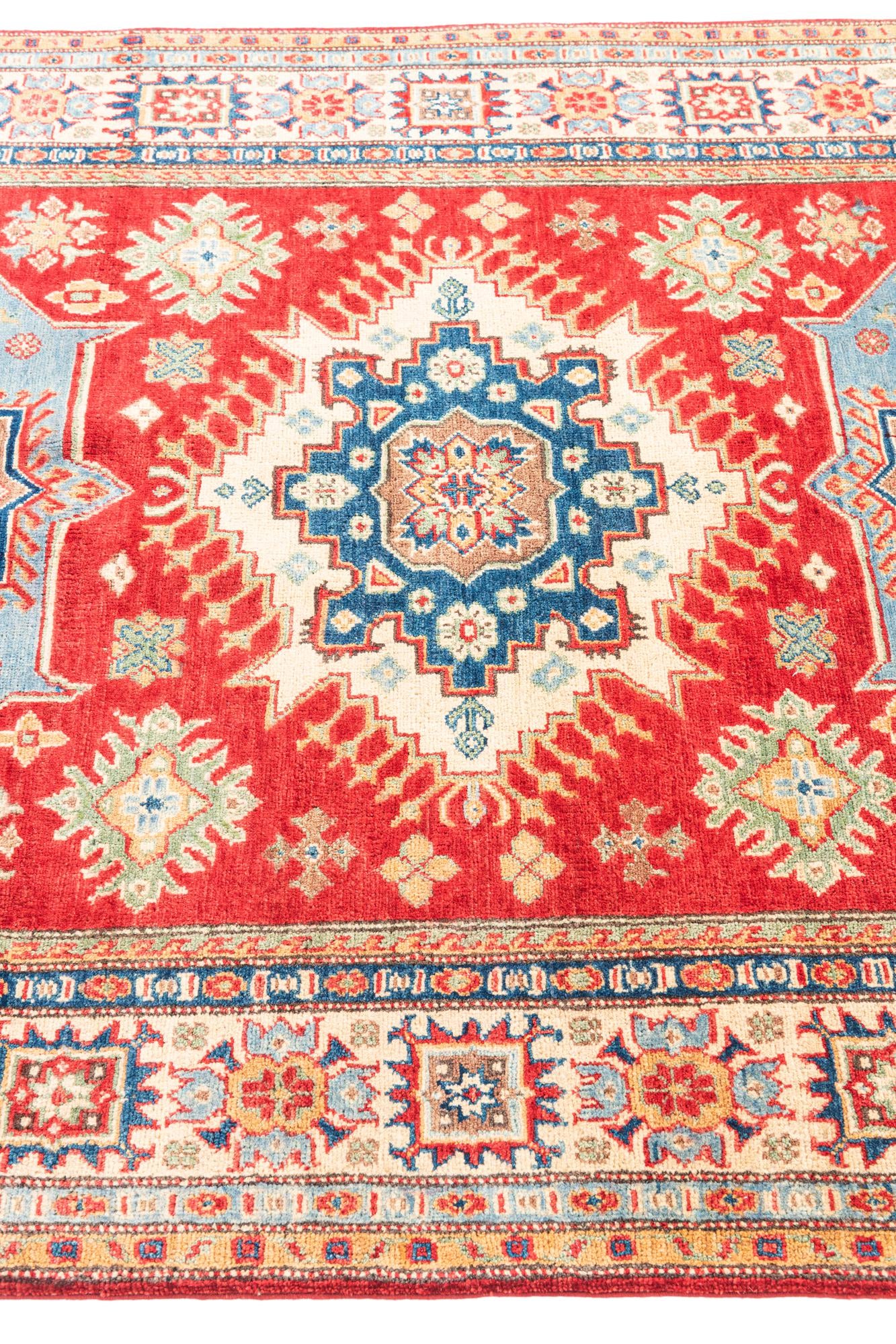 5' x 7' 1 Hand Knotted Kazak Rug