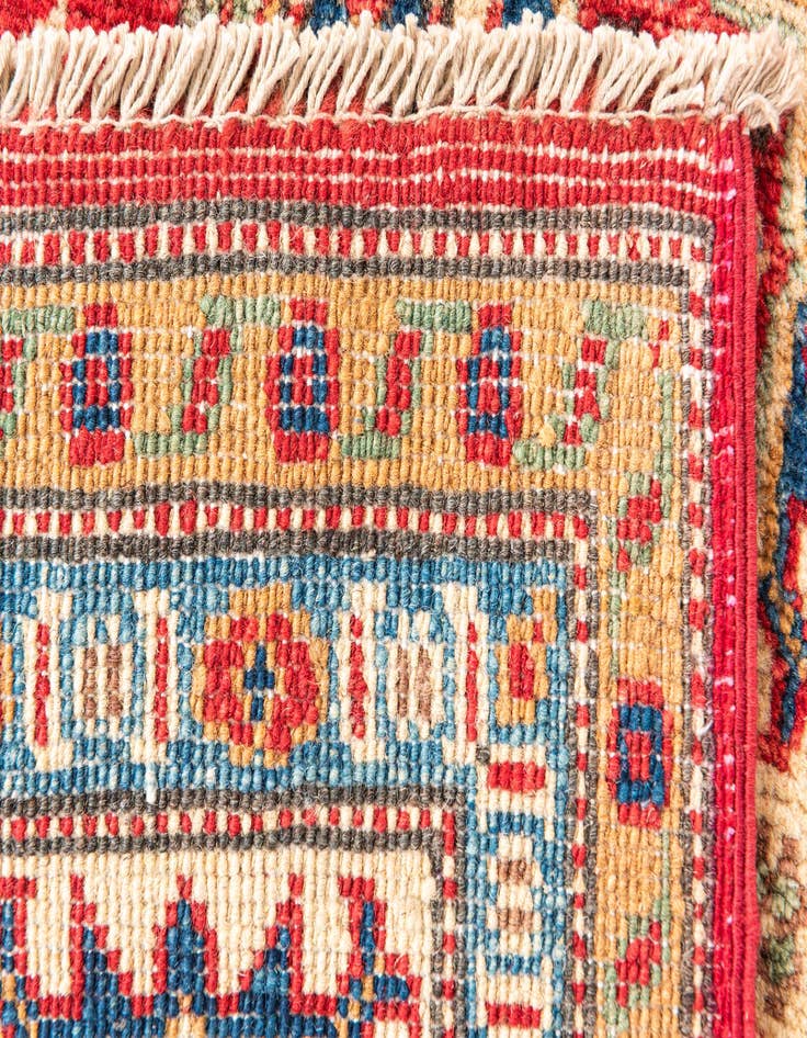 Detail image of 5' x 7' 1  Hand Knotted Kazak Rug