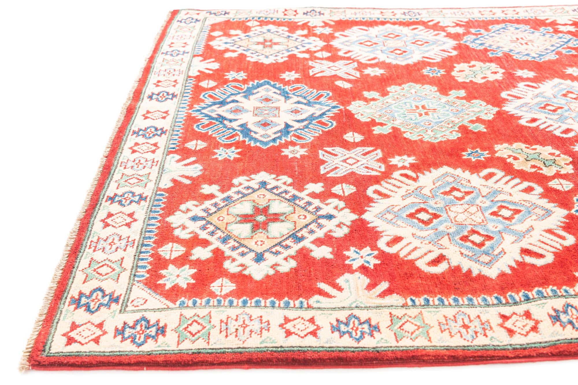 5' 2 x 6' 10 Hand Knotted Kazak Rug