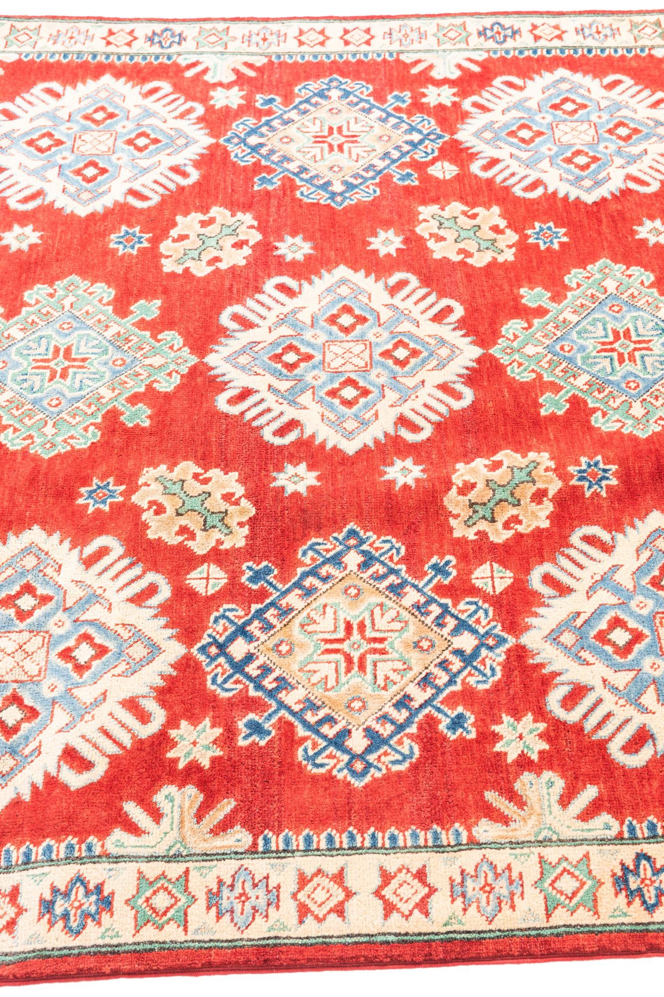 5' 2 x 6' 10 Hand Knotted Kazak Rug