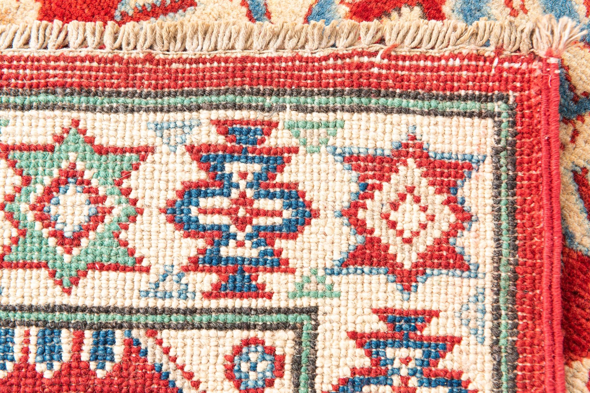 5' 2 x 6' 10 Hand Knotted Kazak Rug