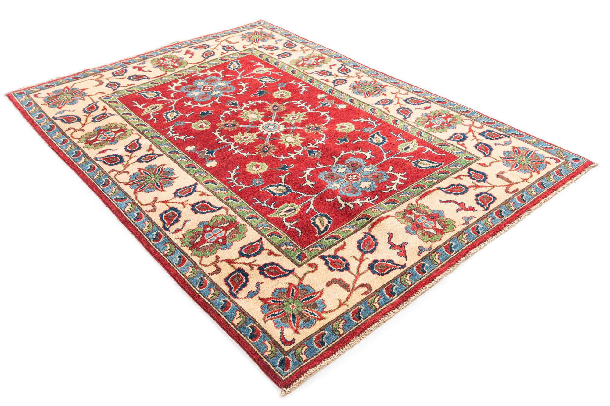 5' 2 x 7' 1 Hand Knotted Kazak Rug