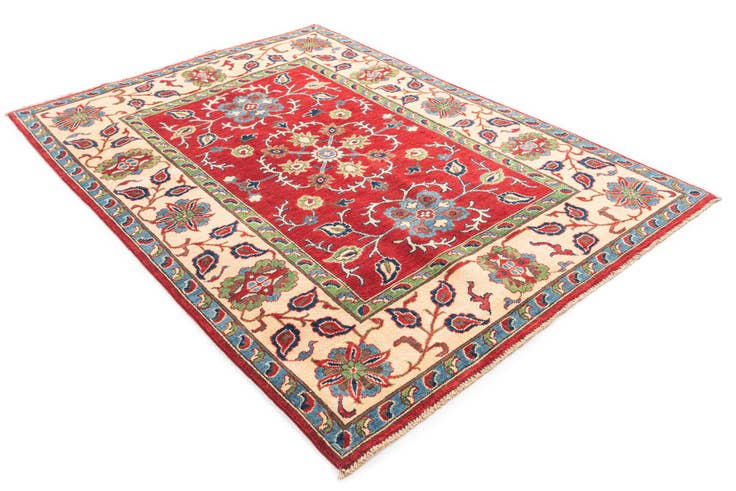 Detail image of 5' 2 x 7' 1 Hand Knotted Kazak Rug