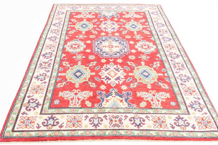 5' x 7' 1 Hand Knotted Kazak Rug