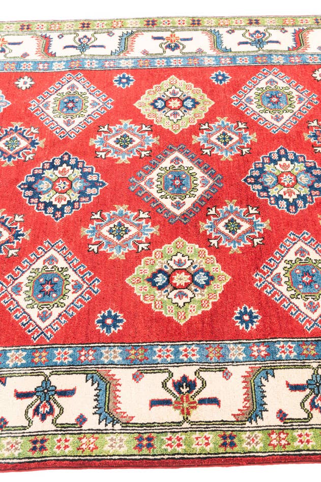 Detail image of 5' 1 x 7' 1 Hand Knotted Kazak Rug
