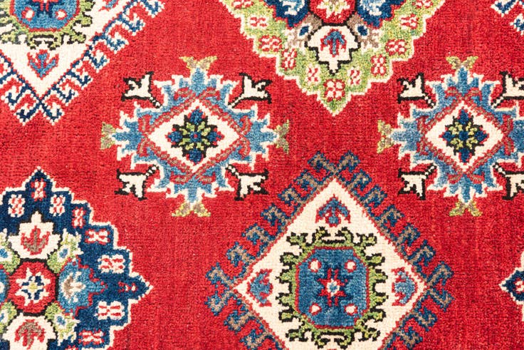 Detail image of 5' 1 x 7' 1 Hand Knotted Kazak Rug