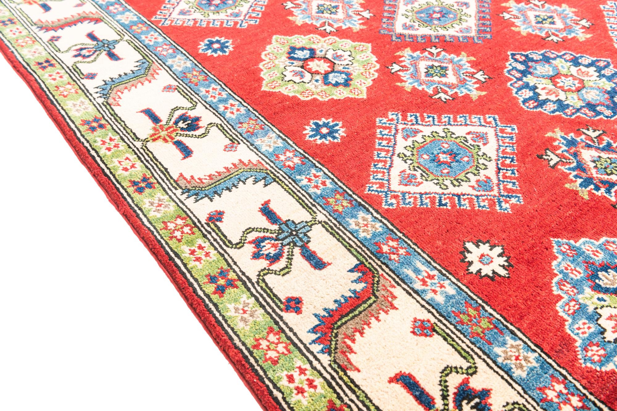 5' 1 x 7' 1 Hand Knotted Kazak Rug