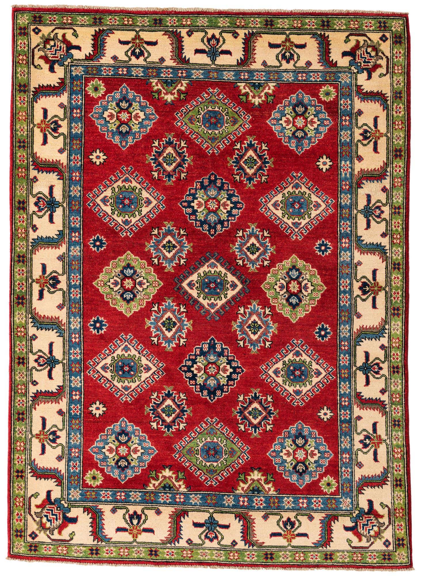 5' 1 x 7' 1 Hand Knotted Kazak Rug