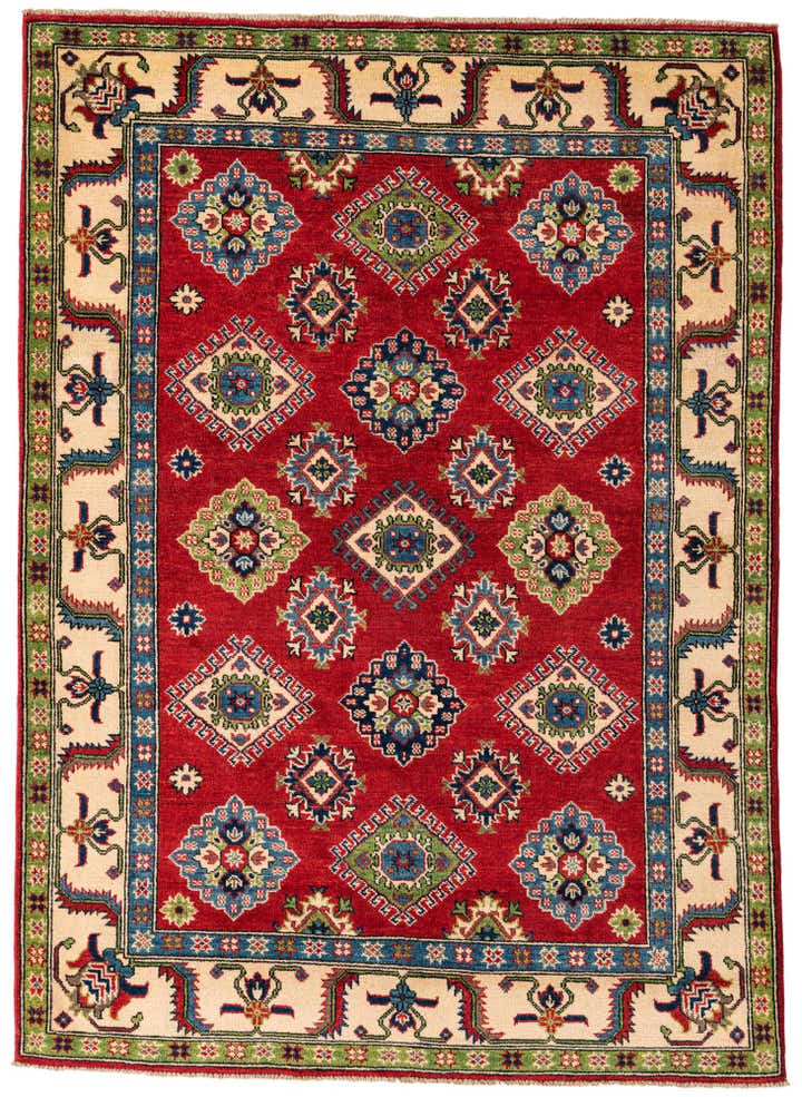 5' 1 x 7' 1 Hand Knotted Kazak Rug