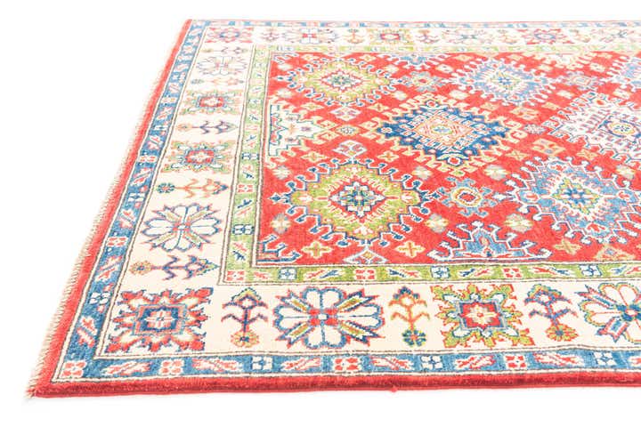 4' 9 x 6' 7 Hand Knotted Kazak Rug