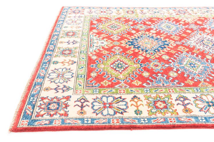 Detail image of 4' 9 x 6' 7 Hand Knotted Kazak Rug