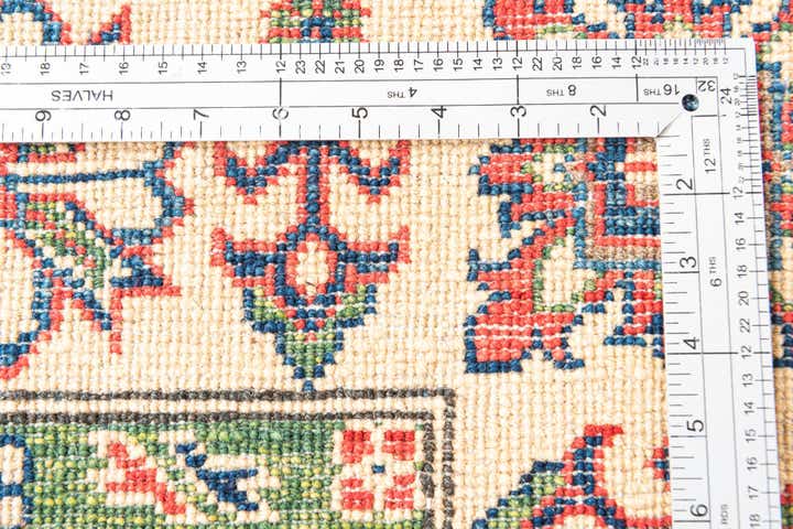 4' 9 x 6' 7 Hand Knotted Kazak Rug