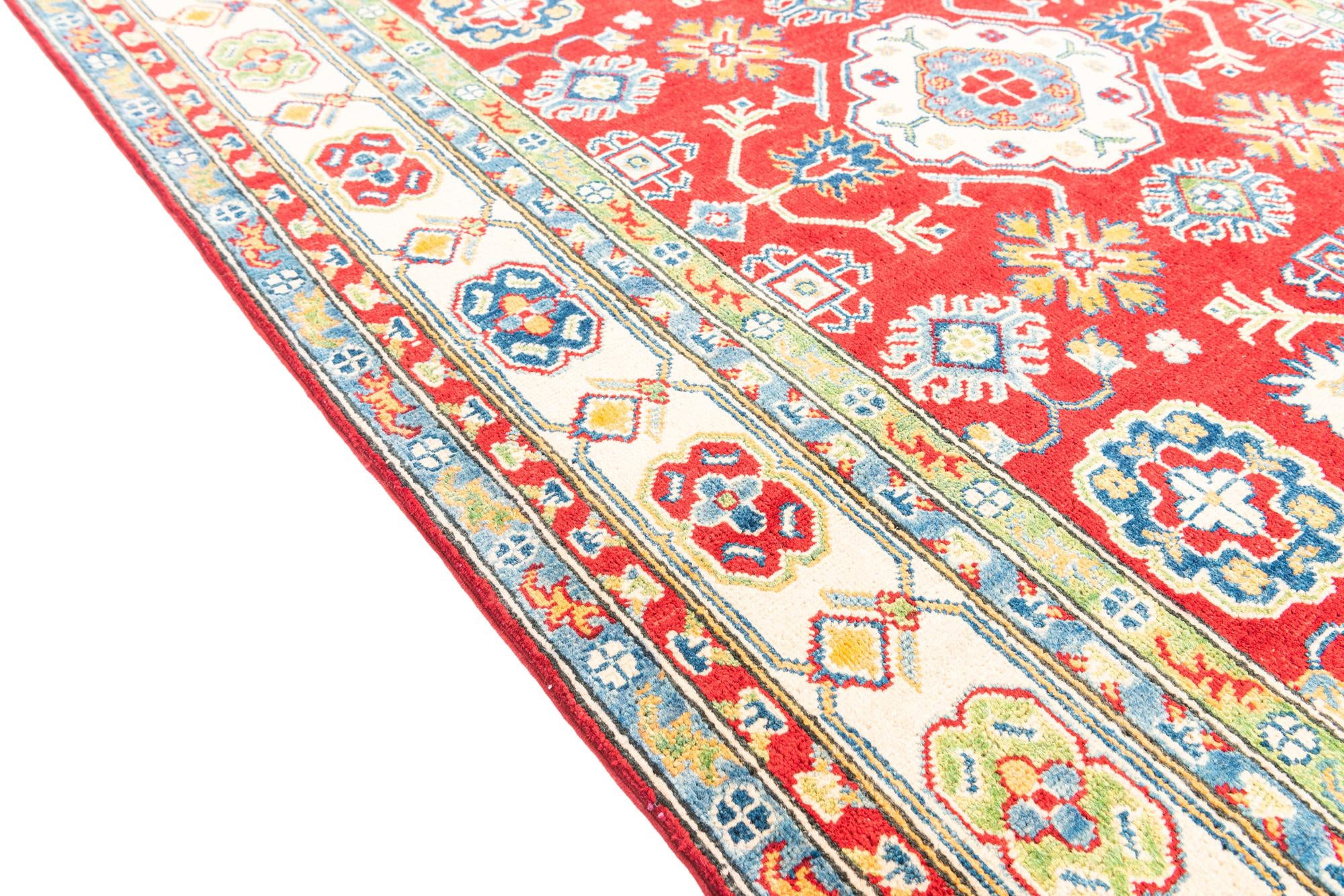 5' 1 x 7' 3 Hand Knotted Kazak Rug