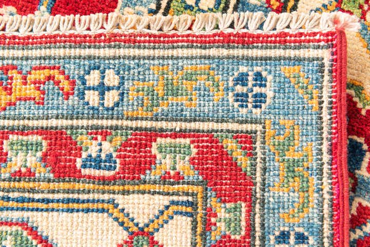 5' 1 x 7' 3 Hand Knotted Kazak Rug