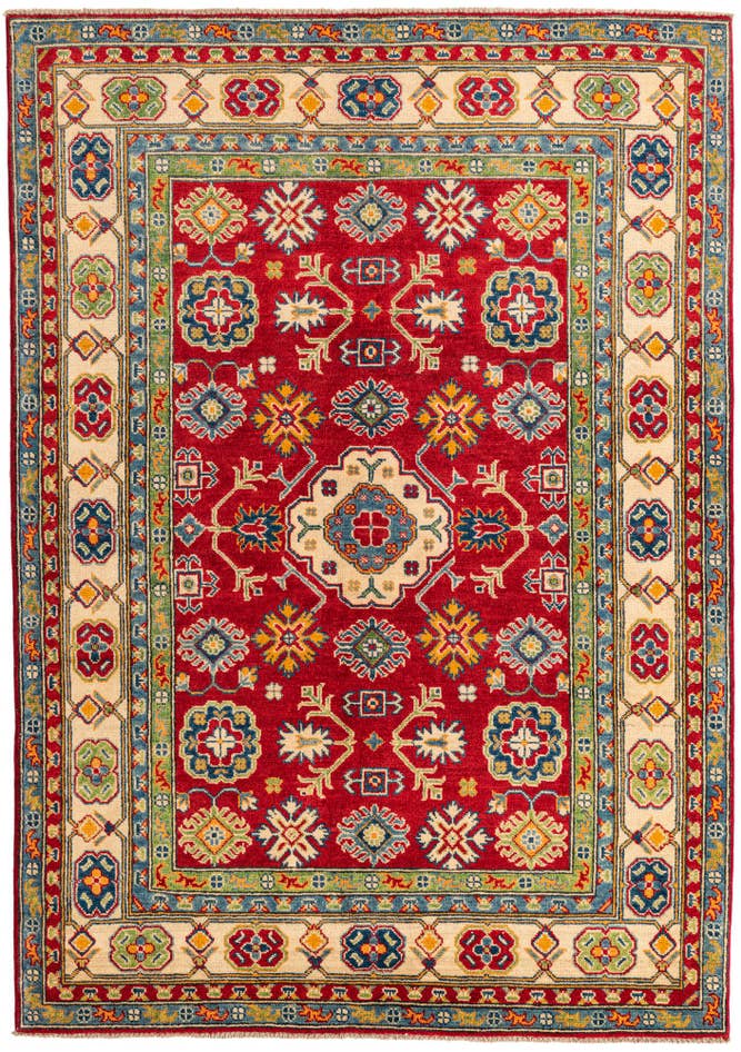 Detail image of 5' 1 x 7' 3 Hand Knotted Kazak Rug