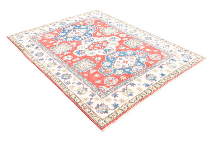 Detail image of 5' x 6' 5 Hand Knotted Kazak Rug
