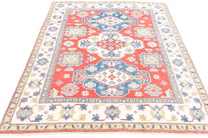 5' x 6' 5 Hand Knotted Kazak Rug
