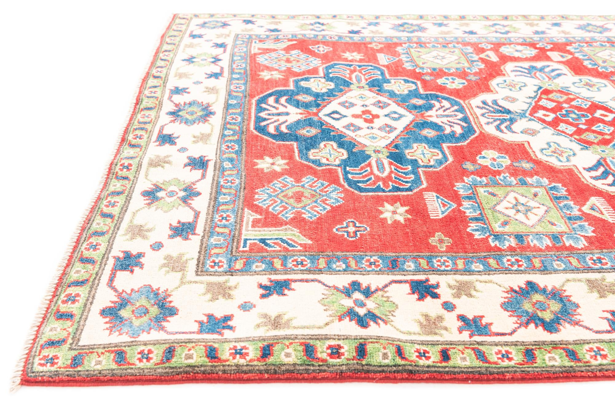 5' x 6' 5 Hand Knotted Kazak Rug